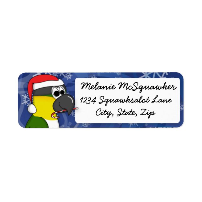 Etiqueta Caique Preto de Natal (Frente)