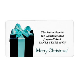 Etiqueta Caixa de presentes Merry Christmas address label