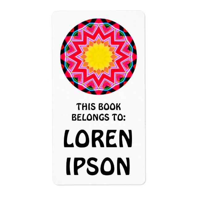 Etiqueta Caleidoscópio - Chapa (Frente)