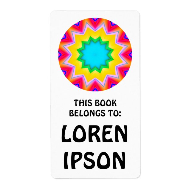 Etiqueta Caleidoscópio - Chapa (Frente)