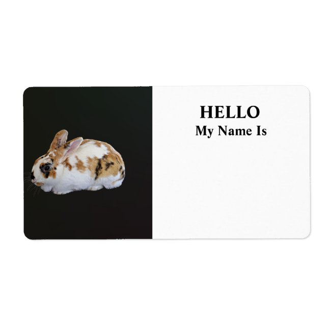 Etiqueta Calico Rabbit (Frente)