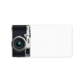 Etiqueta Câmera preta antiga