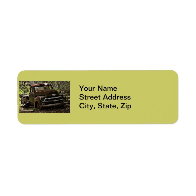 Etiqueta Caminhão antigo (Frente)