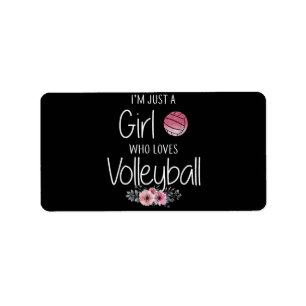 Etiqueta Camisa De Voleibol Para Mulheres Adolescentes Fofo