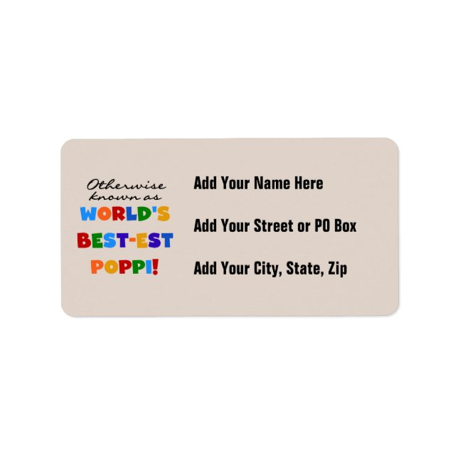 Etiqueta Camisas e presentes mais conhecidos (Frente)