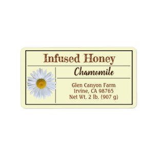 Etiqueta Camomila Herb Infuso