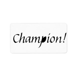 Etiqueta Campeão