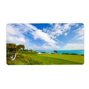 Etiqueta Campo de golfe