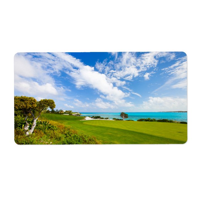 Etiqueta Campo de Golfe (Frente)