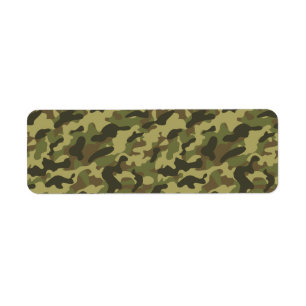 Etiqueta Camuflagem do exército