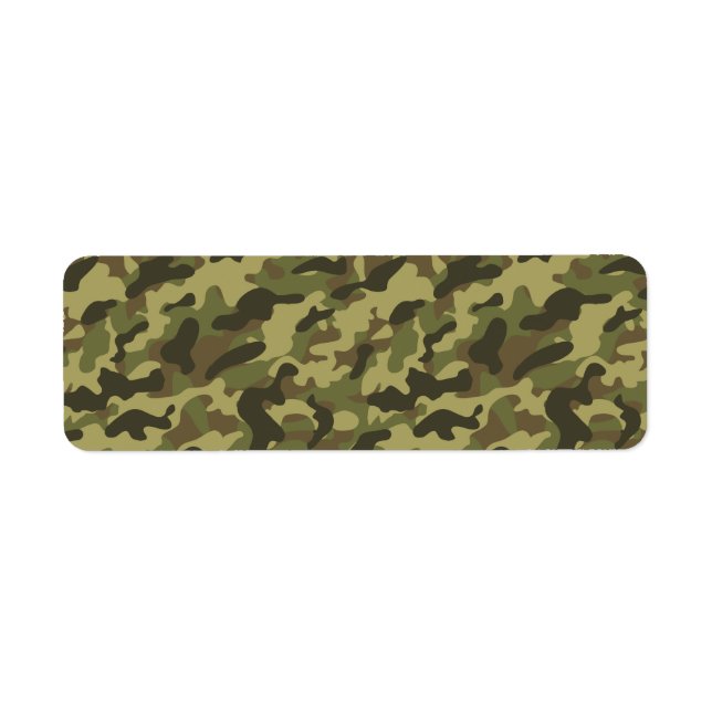 Etiqueta Camuflagem do Exército (Frente)