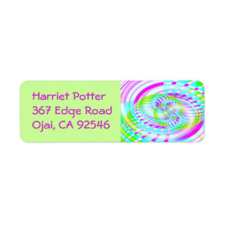 Etiqueta Candy Sky 3 Arte Fractal Fina