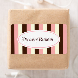 Etiqueta Candy Striped Labels