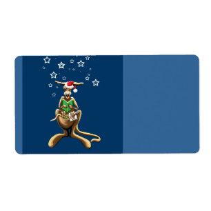 Etiqueta Canguru do Natal
