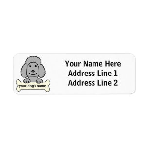 Etiqueta Caniche personalizada