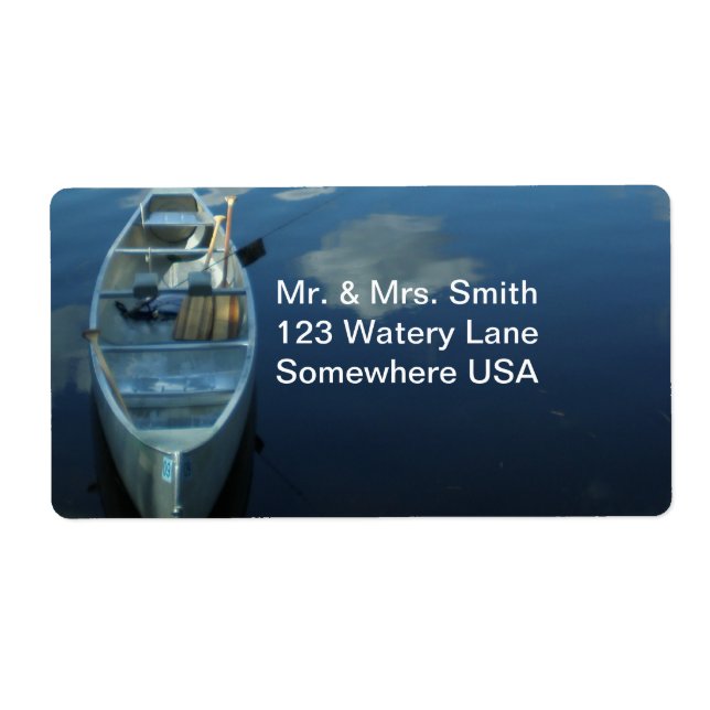 Etiqueta Canoagem das águas de limite v.1 (Frente)