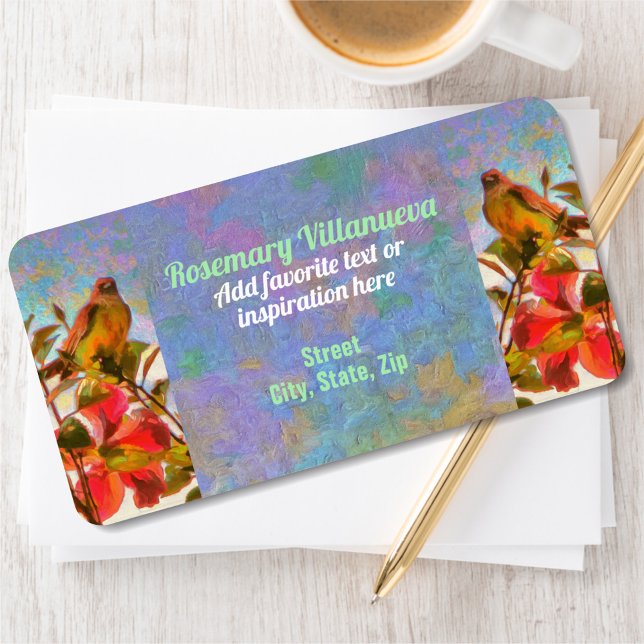 Etiqueta Cantor do Poolside 2338 Endereço (Criador carregado)