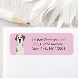 Etiqueta Cão Grande Dane Fawnequin