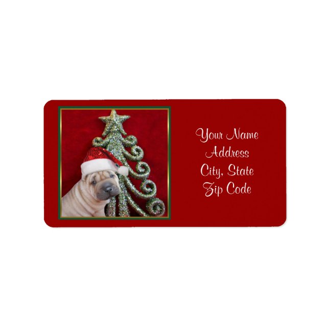 Etiqueta Cãozinho-de-estimação-do-sol chinês (Frente)