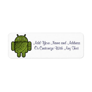 Etiqueta Caractere de porta Pancho para o robô Android™