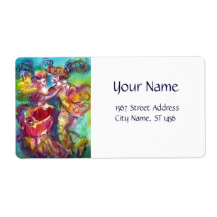 Etiqueta CARNIVAL DANCE Venetian Mascarada Ball