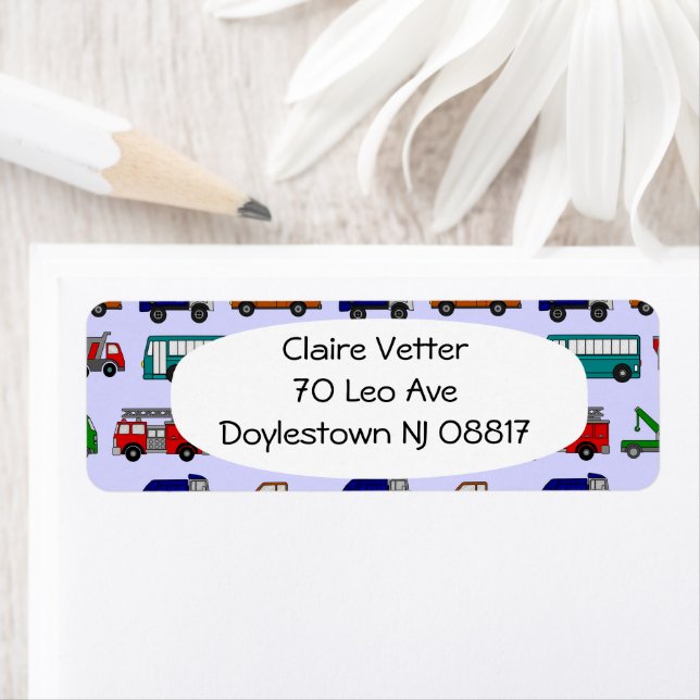 Etiqueta Carros, Caminhões, Ônibus (Insitu)