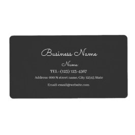 ETIQUETA CARTÃO DE VISITA SIMPLES PERSONALIZADO