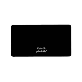 Etiqueta Cartão personalizado estético