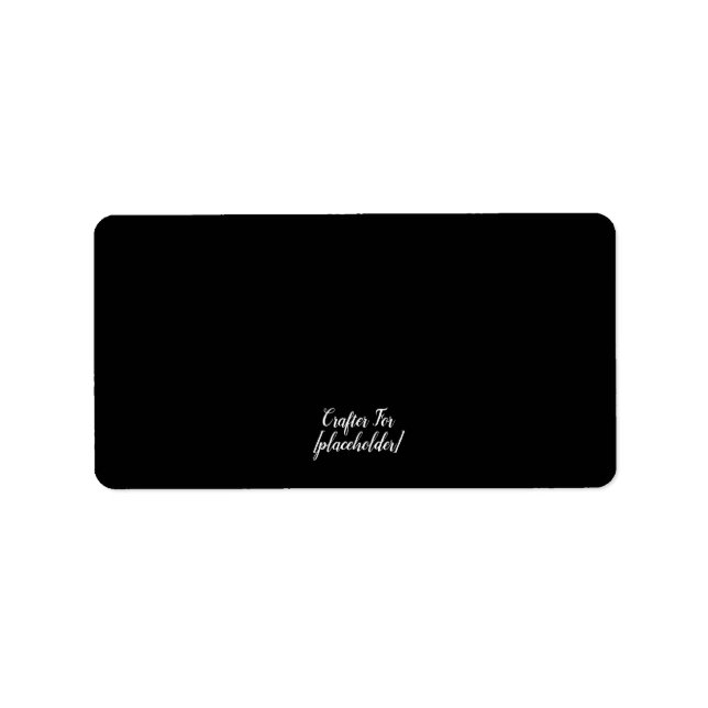 Etiqueta Cartão personalizado estético (Frente)