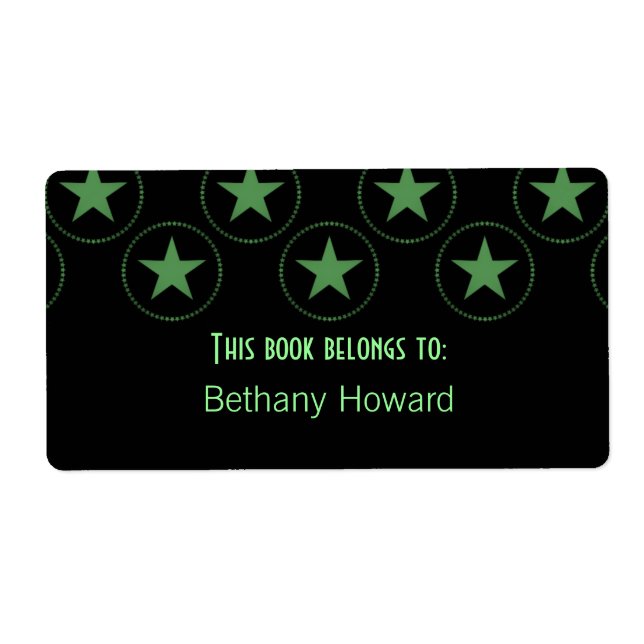 Etiqueta Cartazes de Estrelas Clássicas (Frente)