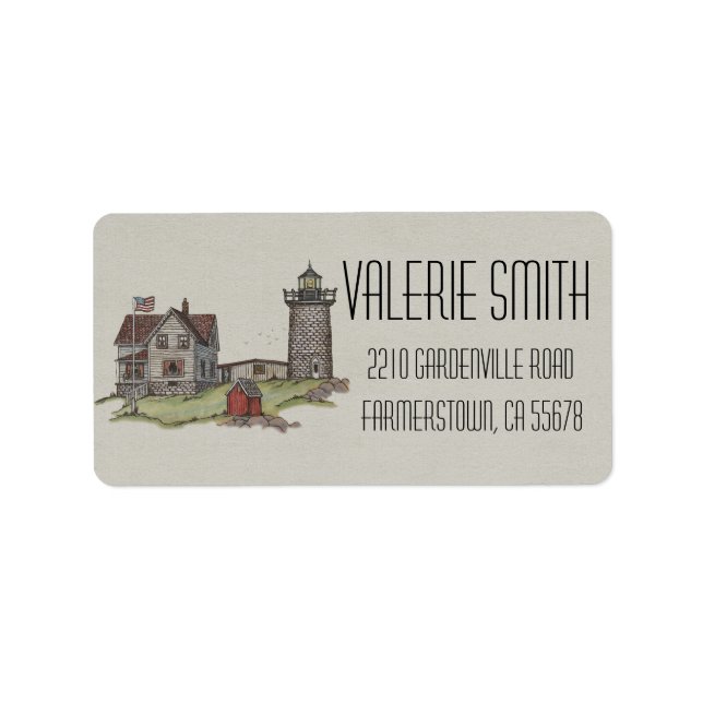 Etiqueta Casa de Faróis e Guardiões (Frente)