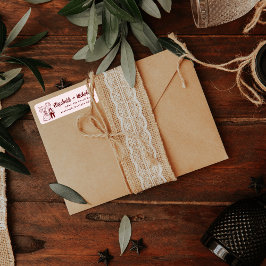 Etiqueta Casal Caprichoso e Fofo | Monograma de Casamento
