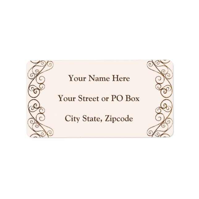 Etiqueta Casamento Antiquado (Frente)