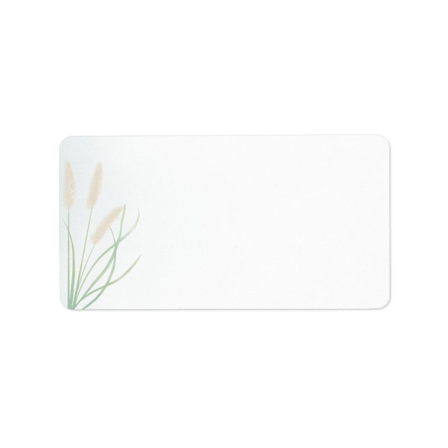 Etiqueta Casamento Botânico Costeiro (Frente)