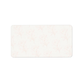 Etiqueta Casamento Botânico Minimalista Elegante no Jardim