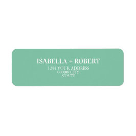 Etiqueta Casamento clássico da Casa Personalizada da Mint