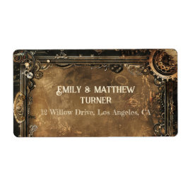 Etiqueta Casamento com Steampunk Noir