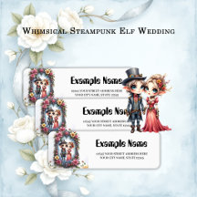Casamento de Elfo Steampunk Caprichoso