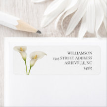 Casamento de Flor de Lírio de Cala Branco Moderno