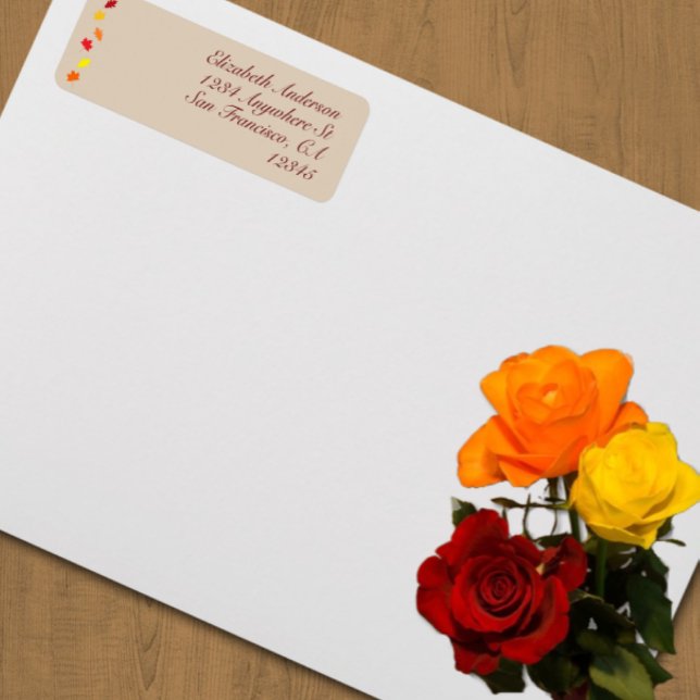 Etiqueta Casamento de Folhas (Criador carregado)