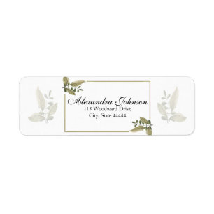 Etiqueta Casamento de Verde com Minimalismo Elegante