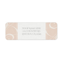 Casamento Elegante de Peach e Creamy White Floral 