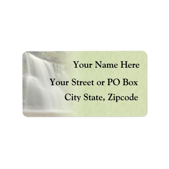 Etiqueta Casamento em Cascata (Frente)