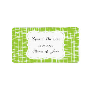 Etiqueta Casamento Favorece Jam Labels Espalhando O Amor