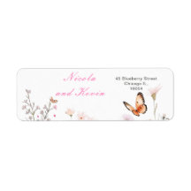 Casamento Floral com Borboleta Rosa Profunda prima