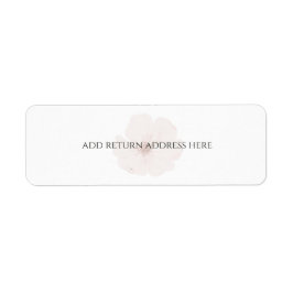 Etiqueta Casamento Floral de Jardim Minimal Personalizado C