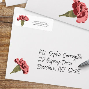 Etiqueta Casamento Floral Moderno Luxe-Crônica