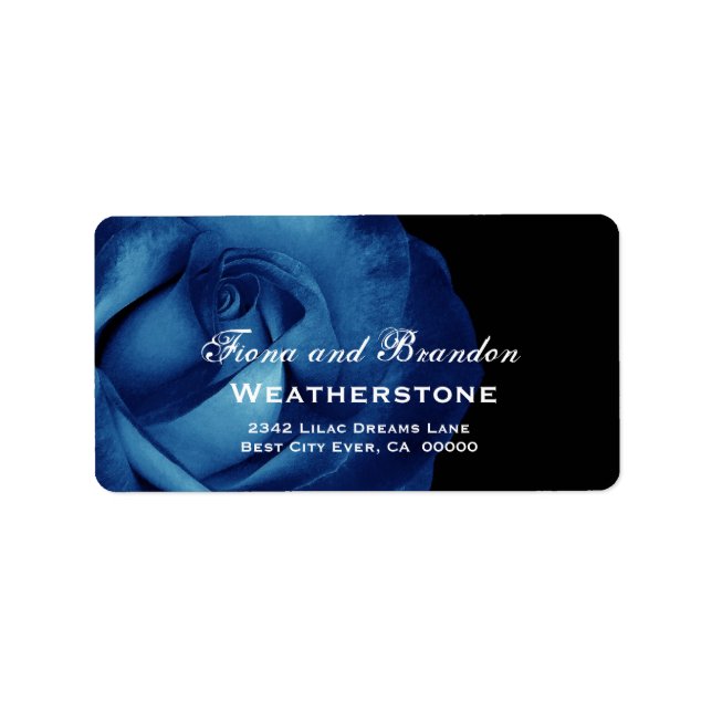 Etiqueta Casamento marinho Azul A003 (Frente)