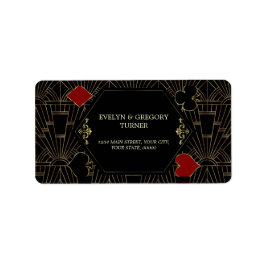 Etiqueta Casamento Ouro Preto Gatsby 1920 Jogatina Casament