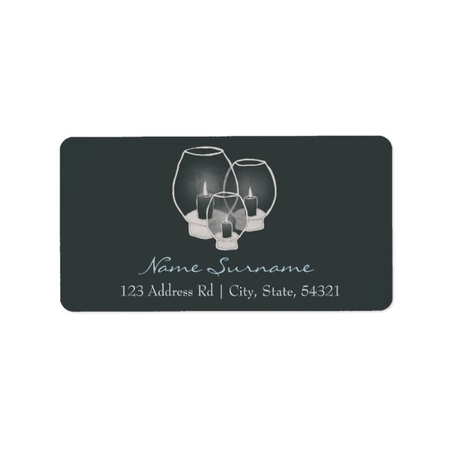 Etiqueta Casamento Por Candlelight, (Frente)